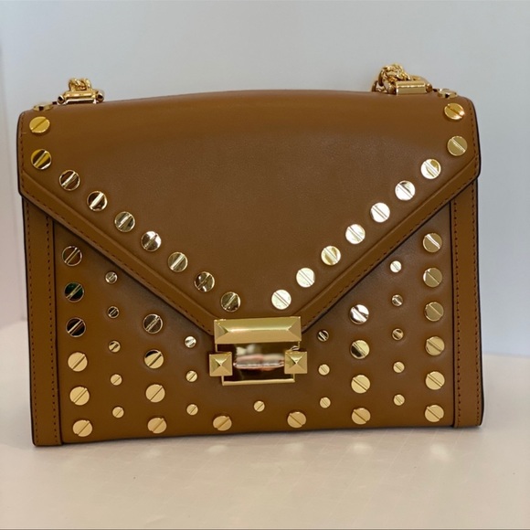 Michael Kors Whitney Large Shoulder Bag in Acorn. - Picture 9 of 15